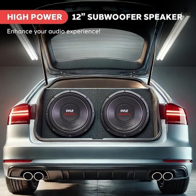 Pyle Car Subwoofer Dvc 4-Ohm (PLPW10D) - 1000 Watt, Dual Voice Coil