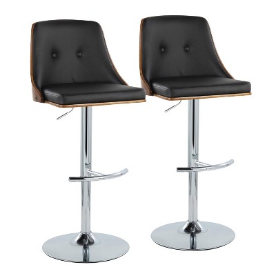 Set of 2 Gianna Adjustable Barstools - LumiSource