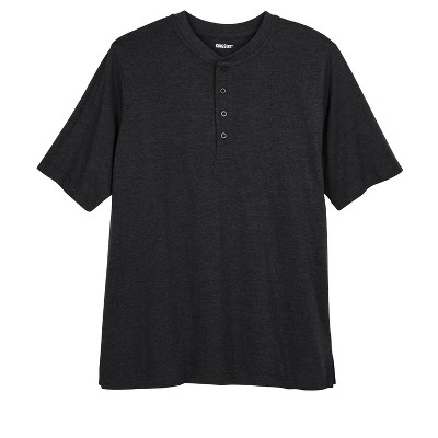 KingSize Shrink-Less Lightweight Henley T-Shirt