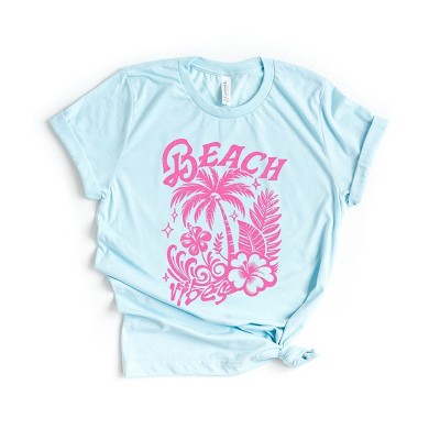 Simply Sage Market Women's Beach Vibes Distressed Short Sleeve Graphic Tee