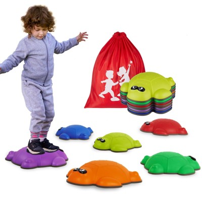Balance Stepping Stones, Stepping Stones for Kids, Sensory Stones for Toddlers 3-5, Toddler Stepping Stones, Obstacle Course Develop Toddler Balance