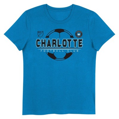 MLS Charlotte FC Girls' Short Sleeve Crew Neck T-Shirt