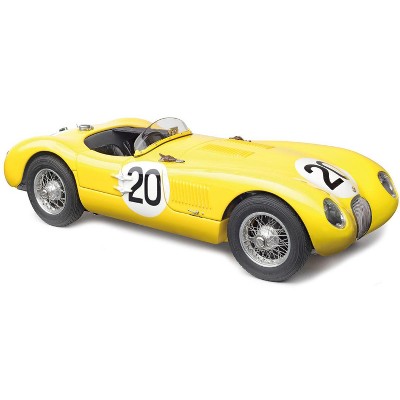 Jaguar C-Type #20 R. Laurent, C. de Tornaco 24H of Le Mans France (1953) Ltd Ed 1,000 pcs 1/18 Diecast Model by CMC
