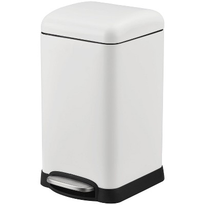 12L Trash Can | Kitchen Waste Bin With Odor Protection of Lid | Hands Free With Step On Foot Pedal