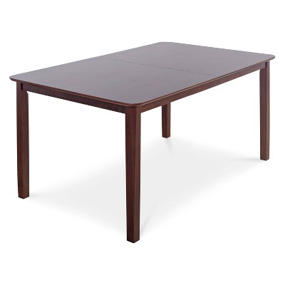 Home Design 59" Jesse Dining Table Dark Brown