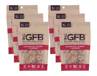 The GFB Gluten-Free Chocolate Cherry and Almond Protein Bites - 6 bags, 4 oz