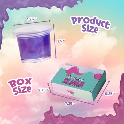 Playbees Purple Princess Mini Slime - marbled Pink Unicorn slime  48PK