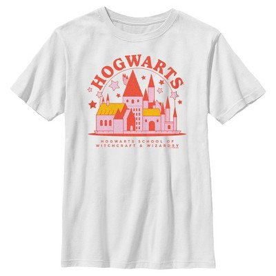 Boy's Harry Potter Cute Starry Hogwarts T-Shirt