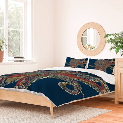 Valentina Ramos Octopus 100% Cotton Duvet Set - Deny Designs