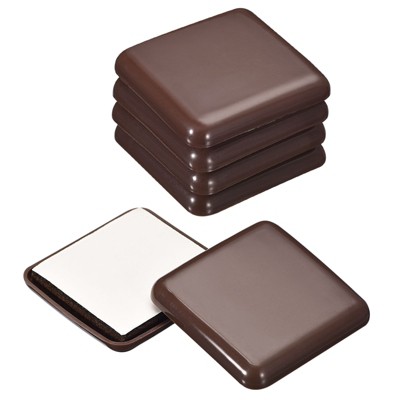 Unique Bargains Plastic Self-adhesive Smooth Tile Vinyl Round Sliding Pads