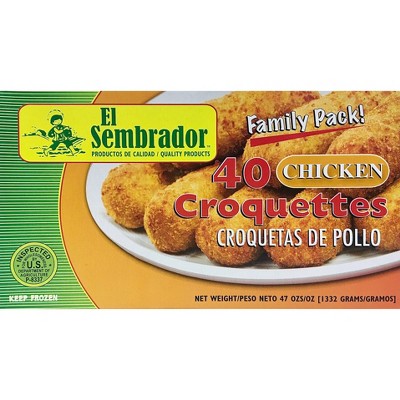 El Sembrador Chicken Frozen Croquettes - 47oz/40ct