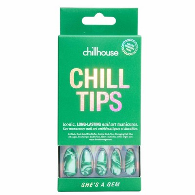 Chillhouse Chill Tips Press-On Fake Nails - Shes a Gem - 24ct