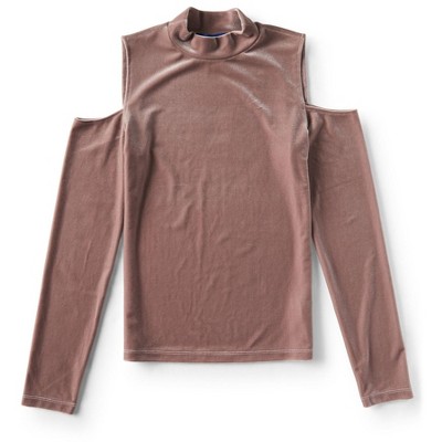 Aeropostale Womens Velvet Knit Blouse