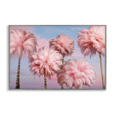 Stupell Industries Fluffy Pink Palm Trees, 30" x 20"