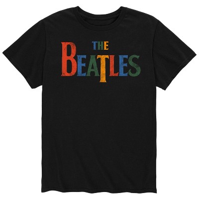 Men's - The Beatles - Colorful Logo Short Sleeve Graphic T-Shirt