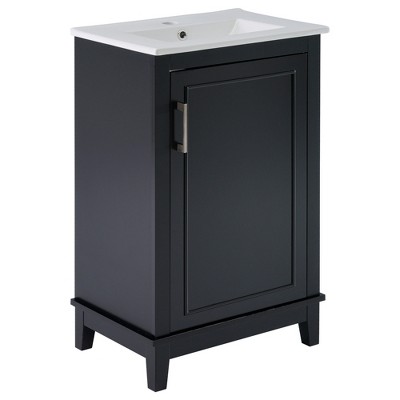 Dexmalle Modern Small Bathroom Vanity Cabinet With Basin
