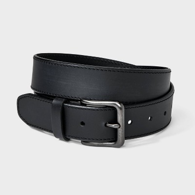 Men's Casual Everyday Classic Harness Buckle Belt - Goodfellow & Co™ Black