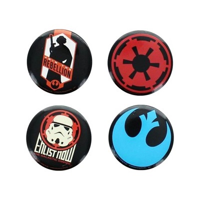 Nerd Block Star Wars Button 4 Pack
