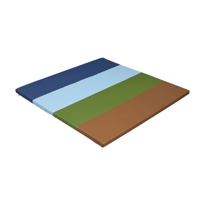 ECR4Kids SoftZone 4-Section Rainbow Runway Activity Mat