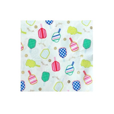 Jollity & Co. - Pickleball Social Club Large Napkins - Pack of 16 Paper Napkins