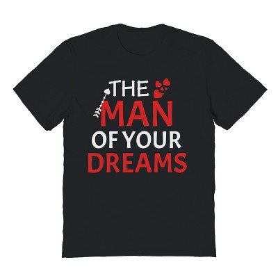 Rerun Island Men's The Man Of Your Dream Short Sleeve Graphic Cotton T-Shirt