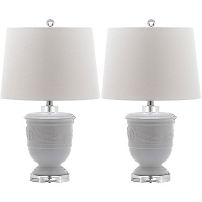 Shoal Table Lamp (Set of 2) - 23 Inch Height - LIT4252 - White - Safavieh