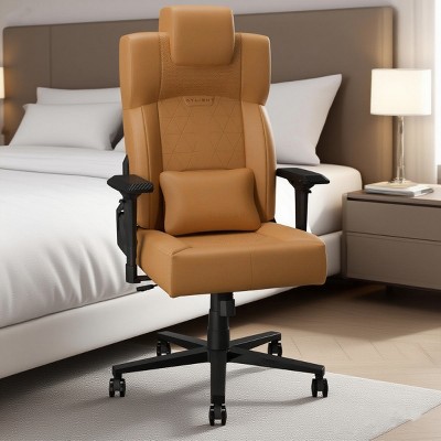 Gaming Chair Modern with Lumbar Support and Adjustable Arms for Home Office 22in Wide Seat - 3irtyhousy