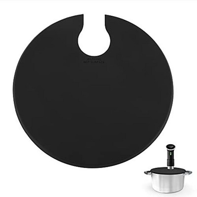 Impresa Sous Vide Silicone Lid for Precision Cooking - Fits Anova Culinary Sous Vide Precision Cooker and up to 10.5" pot