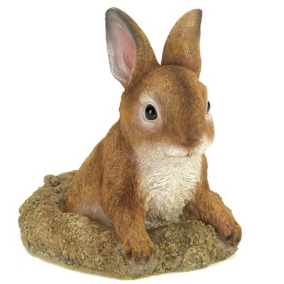 Zingz Home Curious Bunny Garden Décor 5.5x5.5x6.25"