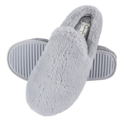 Jessica Simpson Womens Plush Smoking Slipper With Memory Foam