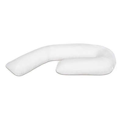 MedCline Therapeutic Full Body Pillow - Pillow for Side Sleepers - Shredded Memory Foam