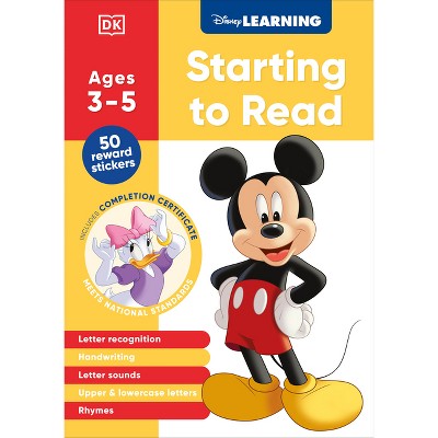 Disney Learning Starting to Read (Ages 3-5) - by  DK (Paperback)
