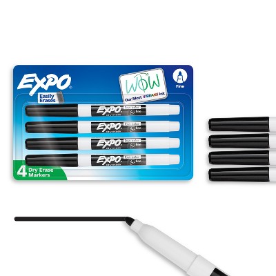 Expo Dry Erase Markers Fine Tip Black