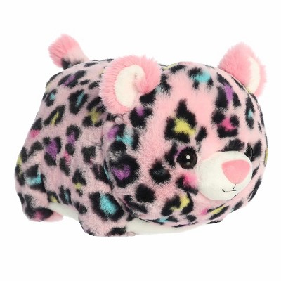 Aurora Medium Priya Pink Leopard Spudsters Adorable Stuffed Animal 10.5"