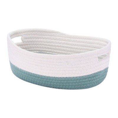 REGALWOVEN Woven Shelf Closet Storage Bin with Handles for Blankets Clothes