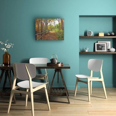 Trademark Fine Art Leslie Montgomery A Stroll Along The Gorge Wood Slat Art