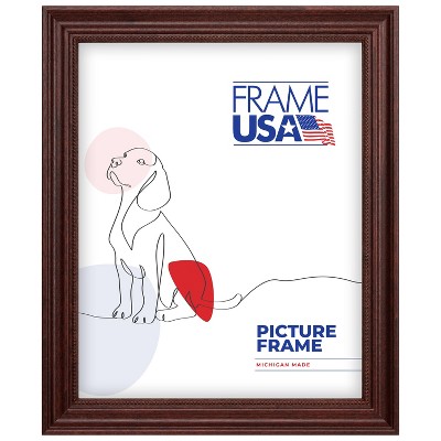 Boardroom Cherry with Cherry Bead Single Image Picture Frame
