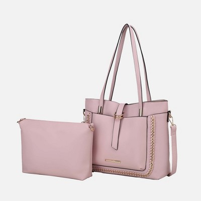 MKF Collection Raya Vegan Leather Women’s Shoulder Bag with Crossbody Pouch by Mia K