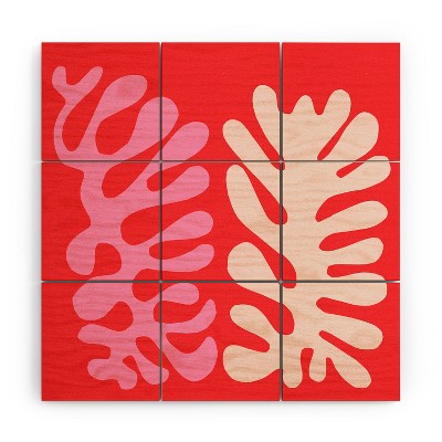 Garima Dhawan cutouts 39 Wood Wall Mural - society6