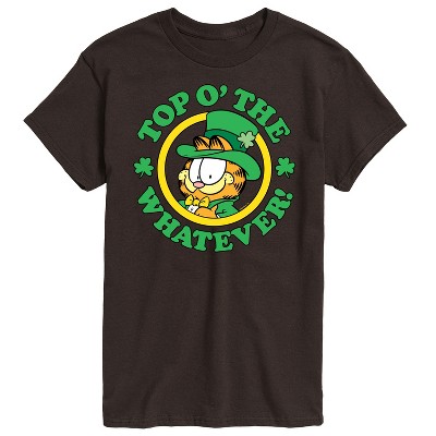 Men's - Garfield - Top O The Whatever Patrick's Day Short Sleeve Graphic T-Shirt