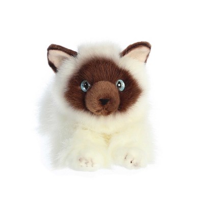 Aurora Flopsie 12" Bella Birman Cat White Stuffed Animal