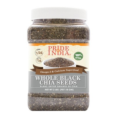 PRIDE OF INDIA Black Chia Seeds