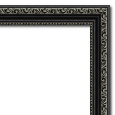 PosterPalooza | Photo Size Antique Black Picture Frame - UV Acrylic, Foam Board Backing, Hanging Hardware
