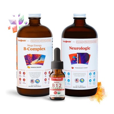 Adult Energy and Focus Supplements Bundle
