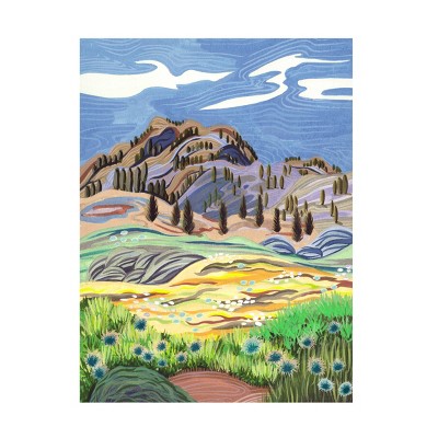 Trademark Fine Art - Melissa Wang  Galaxy Roads II Canvas Art