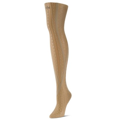 Memoi Women's Sporadic Edge Nylon Net Tights