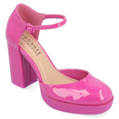 Journee Collection Women's Samarr High Heel Round Toe Pumps