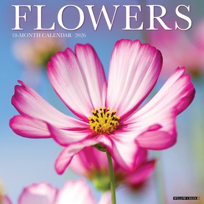 Willow Creek Press 2026 Flowers Wall Calendar