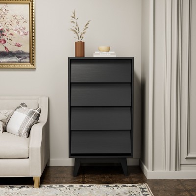 NicBex Modern Bedroom Dresser,Chest of Drawers with Vintage-Style and Bevel Design,Dressers for Living Room,Hallway,Office,Study