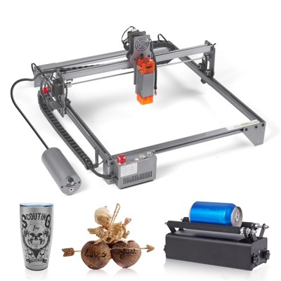 VEVOR Laser Engraver, 10W Output Laser Engraving Machine, 15.7" x 15.7" Large Working Area, 10000mm/min Movement Speed, Grey